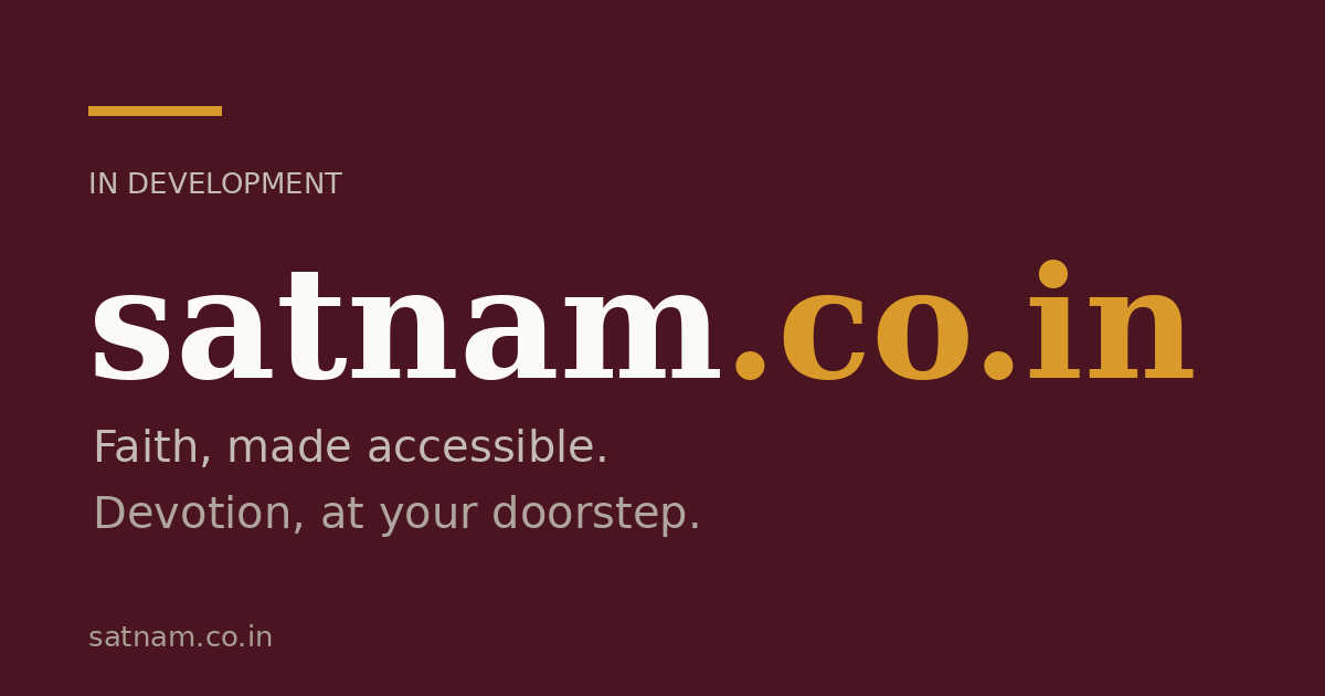 Link preview image for satnam.co.in